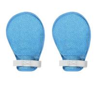 Vestamore 2 Pcs Blue Hand Restraints for Elderly Dementia Patients, Adjustable and Secure with Anti-Scratch Board