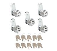 Vestamore 5-Piece Cam Lock Set, 22 Mm with 10 Keys