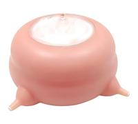 Vestamore 6.8 Oz Silicone Puppy Milk Feeder with 4 Nipples, Multi-Pet Automatic Feeding Station for Kittens,