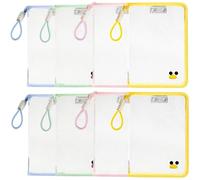Vestamore 8 Colors A4 Zipper Pouches, 8 Pcs Waterproof File Bags 13 X 9.1 X 2 in, for School, Classroom, Office, Home