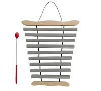 Vestamore 9-Note Chime Bar For Sound Curement, Silver Metal Wind Chime With Mallet, Instrument For Yoga Music, Early Education, Ideal For Classroom, Studio, Home