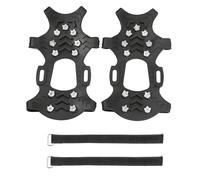 Vestamore Crampons Ice Cleats, Pair 1, Traction Grips With 11 Teeth, Snow Grippers Universal For Boots Winter Hiking, Anti Slip Metal Spikes Shoe Covers, Gear For Climbing Walking Outdoor