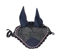 Vestamore Crochet Horse Ear Bonnet, Cotton Blend Fly Protection, Breathable Handmade Weave, Soft Seam, Universal Size, Washable Horse Head Cover, 7.9 X 9.8 X 1.2 in