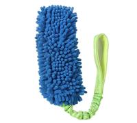 Vestamore Dog Molar Stick for Chewing, 9.8 in Blue Polyester Woven Toy with Elastic Tug Rope, Interactive Play and Teething Relief, Minimizes Puppy Nipping, Strong Material for Active Pets