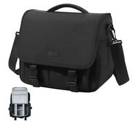 Vestamore DSLR Camera Bag in Large Size, Oxford Fabric Shoulder Case with Adjustable Straps, Multiple Compartments for Fuji X and EM Models, Professional Gear Storage Solution for Photographers