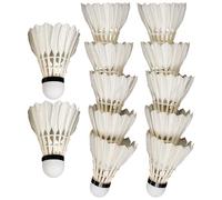 Vestamore Feathers Badminton 12 Pcs, Training & Recreation Quality Indoor & Outdoor Shuttlecocks, Performance Flight Precision, Goose Feathers Long-Lasting, Matches Professional Size Standard