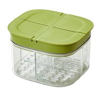 Vestamore Fridge Food Storage Box, Divided, For Veggies And Fruit, Airtight Container With Lids
