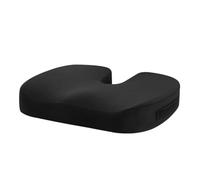 Vestamore Memory Foam Seat Cushion, Ergonomic Design for Tailbone Comfort, for Office Chair & Car Seat, Breathable Hollow, 14.17 x 18.11 x 3.15 in, Black