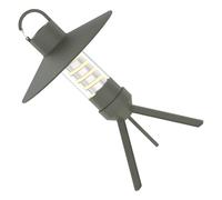 Vestamore Multi-Functional Portable Camping Lantern, Usb Led Flashlight, 3 Brightness Settings, Waterproof Lamp With Tripod And Silicone Lampshade, For Outdoor Activities, Dark Green