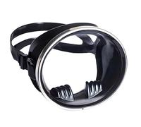 Vestamore Oval Diving Mask With Single Lens And 189° Panoramic View, Stainless Steel Frame, Tempered Glass Lens, Silicone Skirt, For Snorkeling And Scuba Diving