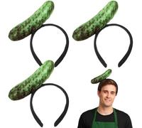 Vestamore Party Pickle Headbands - 3 Pack, Costume Headwear, Gifts