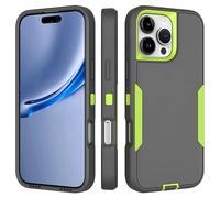 Vestamore Shockproof Case For 16, Rugged Full Body Cover, Heavy Duty Pc Bumper With Camera Protection, Gray & Fluorescent Green