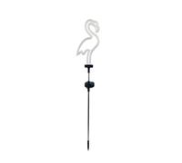 Vestamore Solar Powered Flamingo Lights, 29.1 Inch Yard Stakes, Outdoor Neon Light Waterproof For Garden Lawn Patio, Metal Plastic Decorations