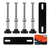Vestamore Traction Board Mounting Kit With Quick Release, Mounting Pins For Recovery Tracks, Fits Boards With Hole Spacing From 4.72 To 6.69