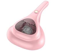 Vestamore Wireless Bed Vacuum Cleaner with UV Sanitizing Function, Portable Handheld Dust Mite Remover, 8000/min Beating, 10kPa Suction Power, True HEPA Filter, Ideal for Home Use in Pink