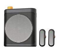 Vestamore Wireless Dual Mic Speaker System for Educators, Rechargeable Voice Amplifier for Classroom Use, Noise Cancelling Features, Ideally Designed for Outdoor Activities