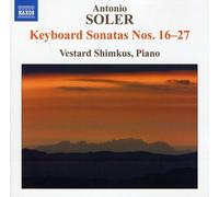 Vestard Shimkus - Soler: Keyboard Sonatas Nos. 16-27