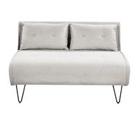 Sofa Bed 2 Seater VESTFOLD Fabric Light Grey
