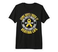 Vestibular Disorder Awareness Meniere Disease BBPV Vertigo Premium T-Shirt