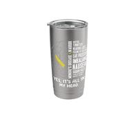 Vestibular Disorder Awareness Meniere Disease BBPV Vertigo Stainless Steel Insulated Tumbler