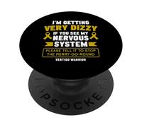 Vestibular Disorder Funny Meniere Disease BBPV Vertigo PopSockets Adhesive PopGrip