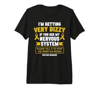 Vestibular Disorder Funny Meniere Disease BBPV Vertigo Premium T-Shirt