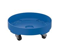 Vestil DRUM-DP-LD-30-BU Drum Dolly LD Poly Blue 30 Gallon