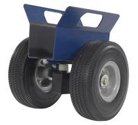 Vestil PLDL-HD-4 Steel Plate and Slab Dolly with Foam Wheels, 500 lbs Load Capacity, 14-1/4" Height, 12" Length x 13-5/8" Width