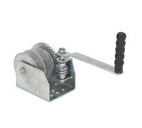 Vestil WALL-D Wall Mounted Hand Winch, Double