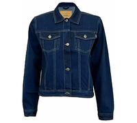 Vestir's LADIES WOMENS DENIM JACKET CROP STYLE WOMENS BUTTON UP JEAN VINTAGE COAT DJ (12)