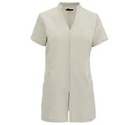 Vestirs SPA Beauty & Hair Salon/Hairdressing Beautician Nail Massage Therapist Tunic Zip (10, White)