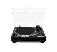 VESTLYD PRO T1 Direct Drive DJ Turntable, Silver/Black, 33/45/78 RPM, with Ortofon OM Pro S Cartridge, Built-in RIAA Preamp, 7.3kg, Manual Operation (Black)