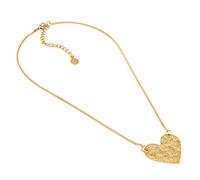 Vestopazzo Brass Necklace with Flat Heart | Handcrafted | Nickel Tested | DD04040