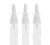Vestoryyer 3pcs Nasal Spray Bottle Empty Rhinitis Care Sprayer Direct Spray Small Portable Spray Bottle Container for Saline Essential Plastic Refillable Nasal Sprayerfor Home and Travel Use 10 ML
