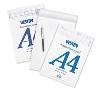 Vestry Accountants Pad 8 Cash Column 80 Leaf A4 Ref CV2064