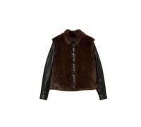 Vests - female - Twinset - Faux Fur & Shearling Jackets - Brown - M - Jackets M