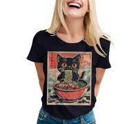 Vests for Women UK Womens Blouse Casual Long Sleeve Shirt Tops V Neck Button Down Shirts 3/4 Sleeve Chiffon Tunic T Shirts Blouse V Neck Tops for Women UK Gothic Basic (Black, S)