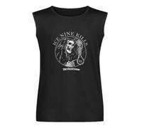 Vests ICE Nine Kills The Silver Scream Vintage Black ICE Nine Kills The Silver Scream Vintage Activewear Sleeveless Tops Black 3XL