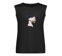 Vests Madonna True Blue Baby I Love You O Neck Men Activewear Sleeveless Tops Black S