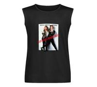 Vests Mens Desperately Seeking Susan, Madonna, Rosanna Arquette, Retro, 1980'S, 80'S, Movie Crewneck Activewear Sleeveless Tops Black 3XL