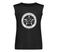 Vests Sisters of Mercy Graphic Mens Basic Cotton Casual Activewear Sleeveless Tops Black S