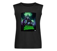 Vests The Staten Island Gang What We Do in The Shadows Cotton Mens Unisex Activewear Sleeveless Tops Black M