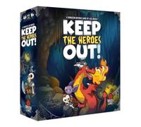 Vesuvius Media Brueh Games Inc. | Keep The Heroes Out! | Board Game, Asymmetric Cooperative Dungeon Defense, Strategic Card Play, Dynamic Dungeon Rooms | 1-4 Players | 60 Min