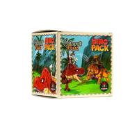 Vesuvius Media Catapult Feud: Dino Pack Expansion - T-Rex & Triceratops Launcher Add-On - Requires Base Game - Ages 7+ - English