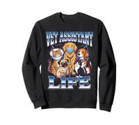 Vet Assistant Life Vet Tech Retro Veterinary Day Sweatshirt