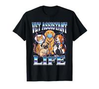 Vet Assistant Life Vet Tech Retro Veterinary Day T-Shirt