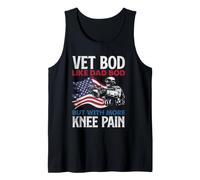 Vet BOD Like A Dad with More Knee Pain Veteran Tank Top