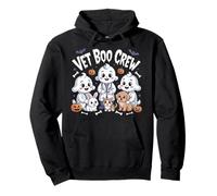 Vet Boo Crew Cute Halloween Ghost Pet Doctor Pumpkin Pullover Hoodie