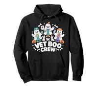 Vet Boo Crew Cute Halloween Ghost Pet Doctor Pumpkin Pullover Hoodie