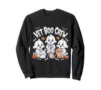 Vet Boo Crew Cute Halloween Ghost Pet Doctor Pumpkin Sweatshirt